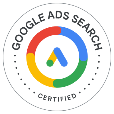 Certyfikat Google Ads z reklamy w sieci wyszukiwania — Cezary Dziejma